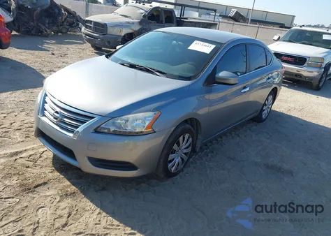 2013 Nissan Sentra S из США, поврежденный, VIN 3N1AB7AP5DL768961